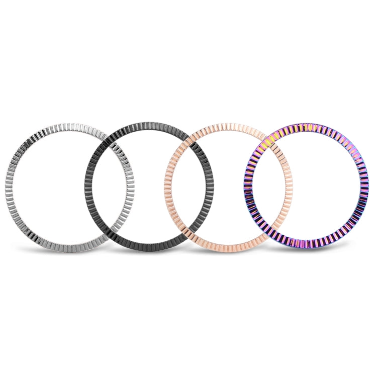 For Samsung Galaxy Watch 3 41mm Smart Watch Wave Texture Bezel Ring(Rose Gold) by ENKAY