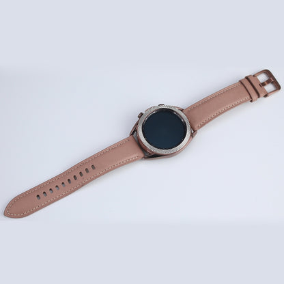 For Samsung Galaxy Watch 3 45mm Smart Watch Rhombus Texture Bezel Ring(Silver) by ENKAY