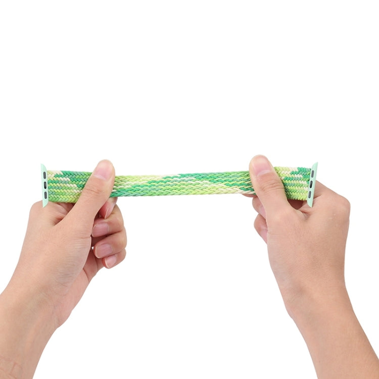 Single Loop Weaving Nylon Watch Band, Size: S 135mm For Apple Watch Series 9&8&7 41mm / SE 3&SE 2&6&SE&5&4 40mm / 3&2&1 38mm(Strawberry Red) by bashfashion