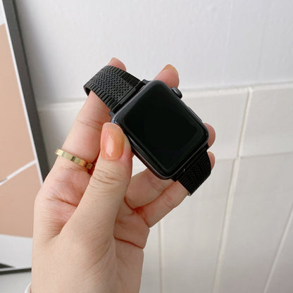 Small Waist Steel Watch Band For Apple Watch Series 9&8&7 41mm / SE 3&SE 2&6&SE&5&4 40mm / 3&2&1 38mm(Gold) by bashfashion