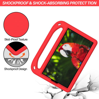 For Samsung Galaxy Tab A7 Lite 8.7 SM-T220 / SM-T225 Handle Portable EVA Shockproof Anti Falling Protective Case with Triangle Holder(Red) by bashfashion