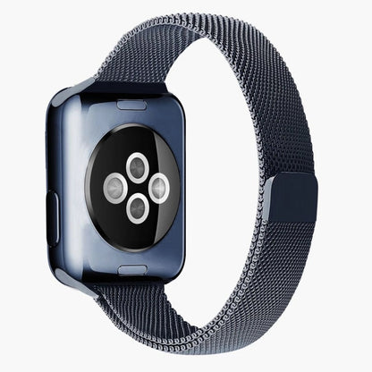 Milan Loopback Small Waist Watch Band For Apple Watch Ultra 49mm&Watch Ultra 2 49mm / Series 9&8&7 45mm / SE 3&SE 2&6&SE&5&4 44mm / 3&2&1 42mm(Gold) by bashfashion