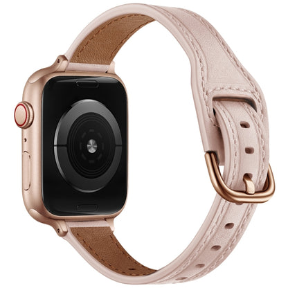 Women Starry Sky Style Leather Watch Band For Apple Watch Series 9&8&7 41mm / SE 3&SE 2&6&SE&5&4 40mm / 3&2&1 38mm(Pink Sand) by bashfashion