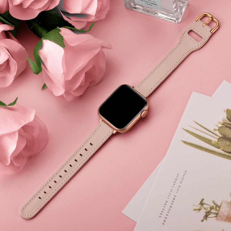 Women Starry Sky Style Leather Watch Band For Apple Watch Series 9&8&7 41mm / SE 3&SE 2&6&SE&5&4 40mm / 3&2&1 38mm(Pink Sand) by bashfashion