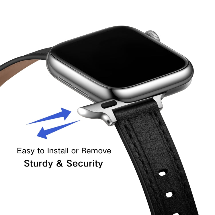 Women Starry Sky Style Leather Watch Band For Apple Watch Ultra 49mm&Watch Ultra 2 49mm / Series 9&8&7 45mm / SE 3&SE 2&6&SE&5&4 44mm / 3&2&1 42mm(Black Silver Buckle) by bashfashion