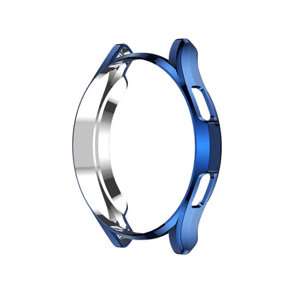 For Samsung Galaxy Watch4 Classic 42mm Electroplating Hollow Half-pack TPU Protective Case(Midnight Blue) by ENKAY