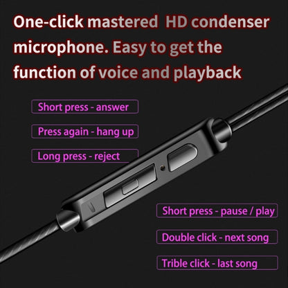 QKZ AK6 3.5mm In-Ear Wired Subwoofer Sports Earphone, Cable Length: About 1.2m(Transparent White) by QKZ