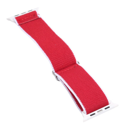 High Elastic Nylon Watch Band For Apple Watch Series 9&8&7 41mm / SE 3&SE 2&6&SE&5&4 40mm / 3&2&1 38mm(China) by bashfashion