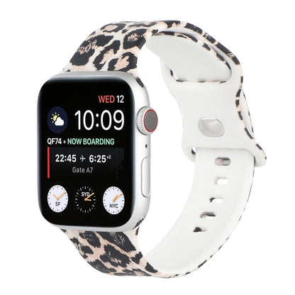 8-buckle Printed Strap Watch Band For Apple Watch Ultra 49mm&Watch Ultra 2 49mm / Series 9&8&7 45mm / SE 3&SE 2&6&SE&5&4 44mm / 3&2&1 42mm(Leopard) by bashfashion