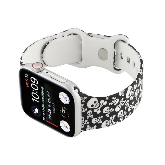 8-buckle Printed Strap Watch Band For Apple Watch Ultra 49mm&Watch Ultra 2 49mm / Series 9&8&7 45mm / SE 3&SE 2&6&SE&5&4 44mm / 3&2&1 42mm(Lace) by bashfashion