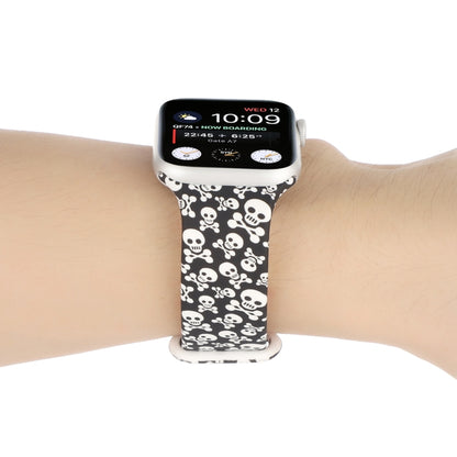 8-buckle Printed Strap Watch Band For Apple Watch Ultra 49mm&Watch Ultra 2 49mm / Series 9&8&7 45mm / SE 3&SE 2&6&SE&5&4 44mm / 3&2&1 42mm(Lace) by bashfashion