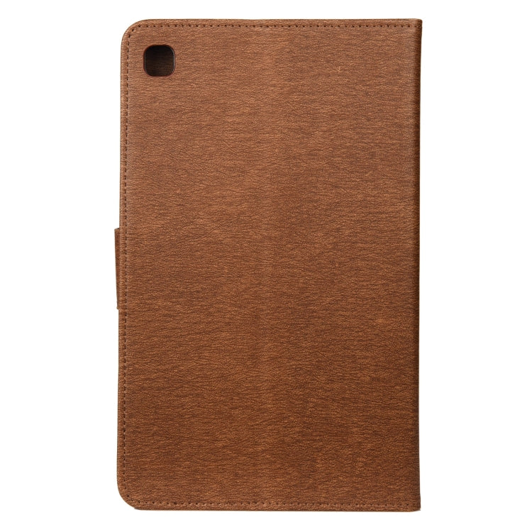 For Samsung Galaxy Tab A7 Lite / T220 Butterfly Flower Embossing Pattern Horizontal Flip Leather Case with Holder & Card Slots & Wallet(Brown) by bashfashion