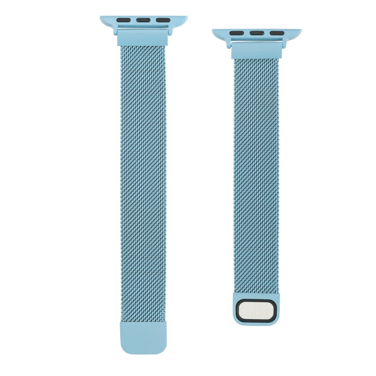 Small Waist Dual Section Milan Watch Band For Apple Watch Ultra 49mm&Watch Ultra 2 49mm / Series 9&8&7 45mm / SE 3&SE 2&6&SE&5&4 44mm / 3&2&1 42mm(Emerald Green) by bashfashion