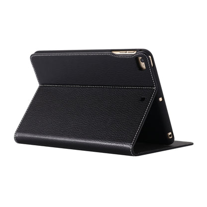 For iPad Mini 2019 & 4 & 3 & 2 & 1 GEBEI PU+TPU Horizontal Flip Protective Case with Holder & Card Slots(Black) by GEBEI