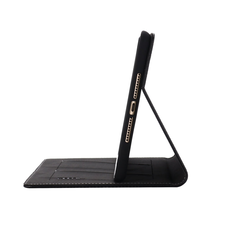 For iPad Mini 2019 & 4 & 3 & 2 & 1 GEBEI PU+TPU Horizontal Flip Protective Case with Holder & Card Slots(Black) by GEBEI