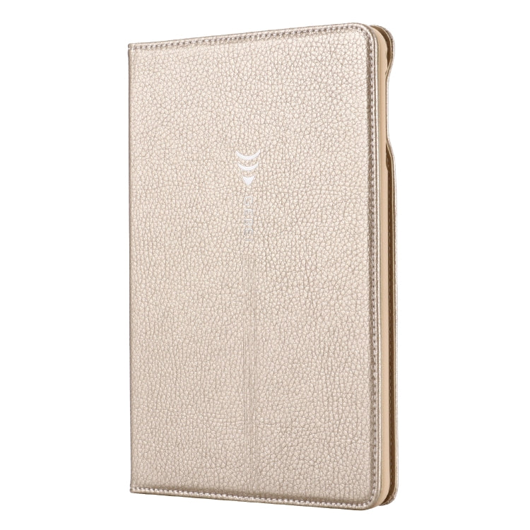 For iPad Mini 2019 & 4 & 3 & 2 & 1 GEBEI PU+TPU Horizontal Flip Protective Case with Holder & Card Slots(Gold) by GEBEI