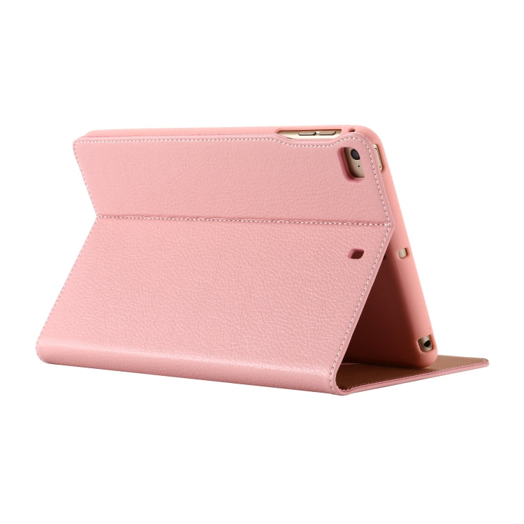 For iPad Mini 2019 & 4 & 3 & 2 & 1 GEBEI PU+TPU Horizontal Flip Protective Case with Holder & Card Slots(Rose Gold) by GEBEI