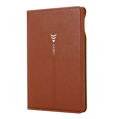 For iPad Mini 2019 & 4 & 3 & 2 & 1 GEBEI PU+TPU Horizontal Flip Protective Case with Holder & Card Slots(Brown) by GEBEI
