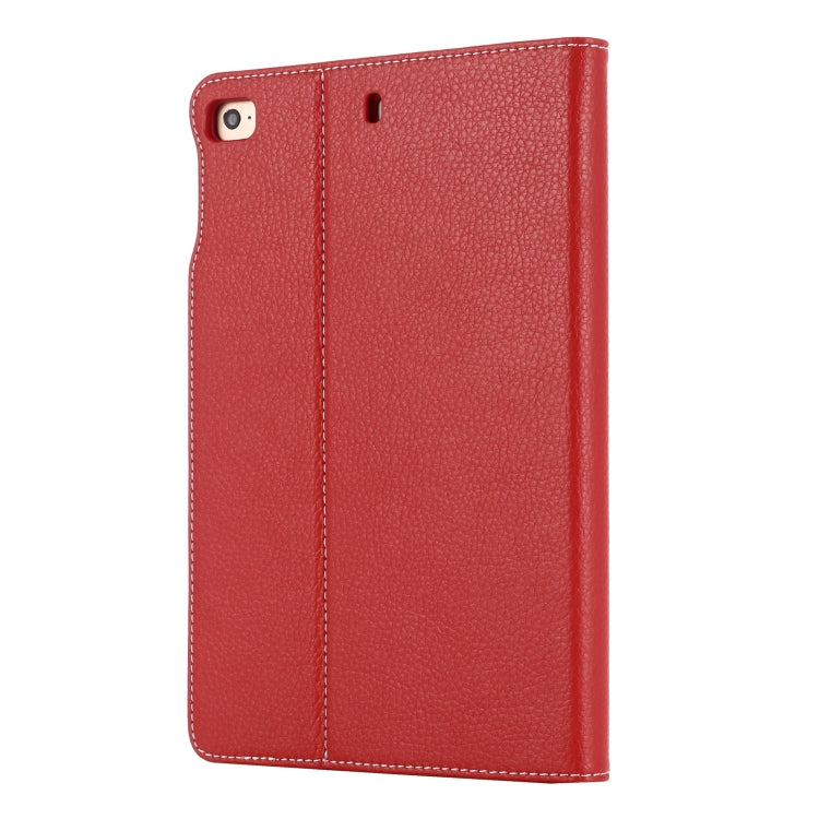 For iPad Mini 2019 & 4 & 3 & 2 & 1 GEBEI PU+TPU Horizontal Flip Protective Case with Holder & Card Slots(Red) by GEBEI