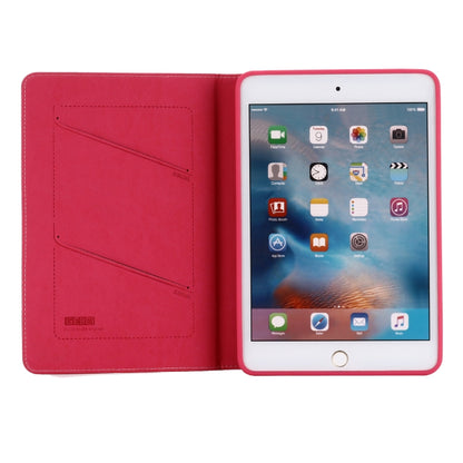 For iPad Mini 2019 & 4 & 3 & 2 & 1 GEBEI PU+TPU Horizontal Flip Protective Case with Holder & Card Slots(Red) by GEBEI