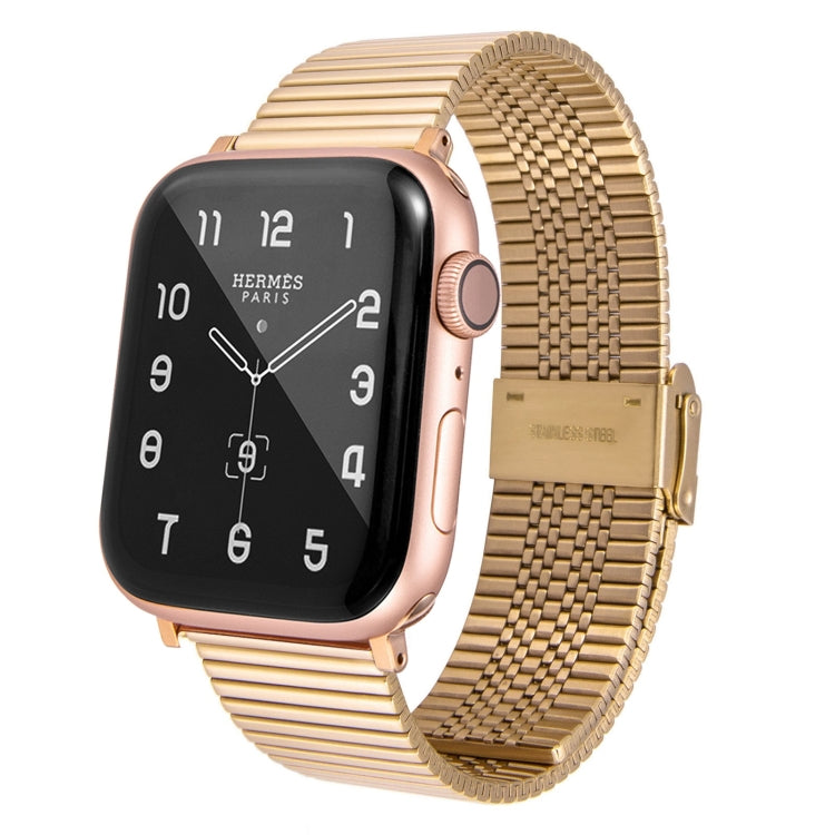 Multi-baht Steel Watch Band For Apple Watch Series 9&8&7 41mm / SE 3&SE 2&6&SE&5&4 40mm / 3&2&1 38mm(Gold) by bashfashion