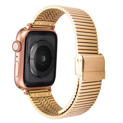 Multi-baht Steel Watch Band For Apple Watch Series 9&8&7 41mm / SE 3&SE 2&6&SE&5&4 40mm / 3&2&1 38mm(Gold) by bashfashion