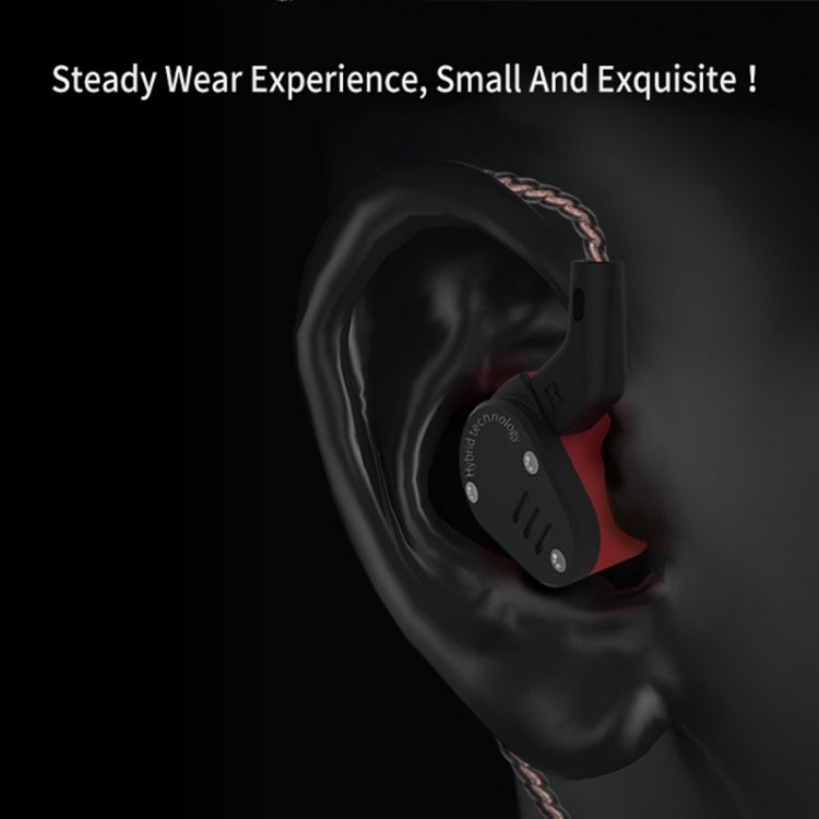 KZ ZSA Ring Iron Hybrid Drive Sport In-ear Wired Earphone, Standard Version(Grey) by KZ