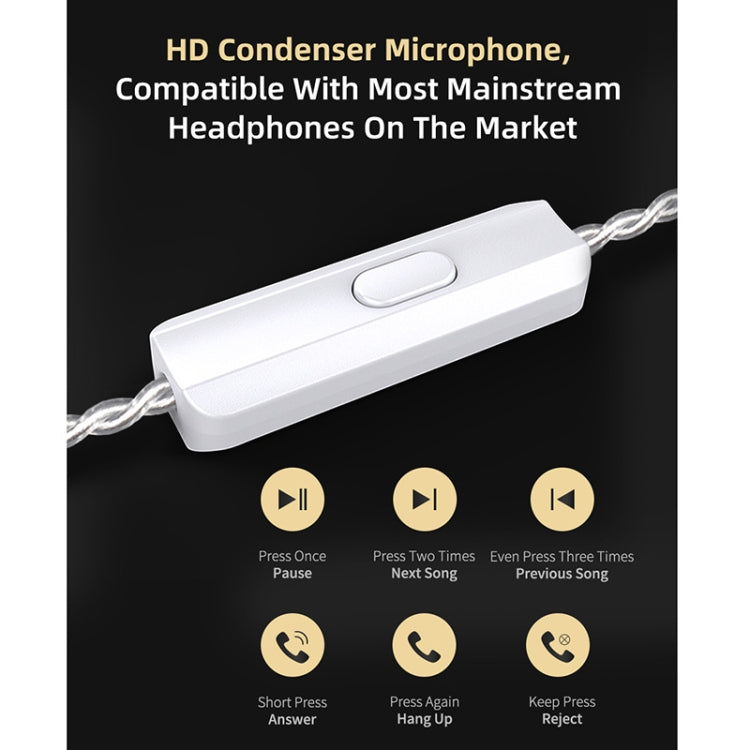 KZ ZSN Pro X Ring Iron Hybrid Drive Metal In-ear Wired Earphone, Mic Version(Gold) by KZ