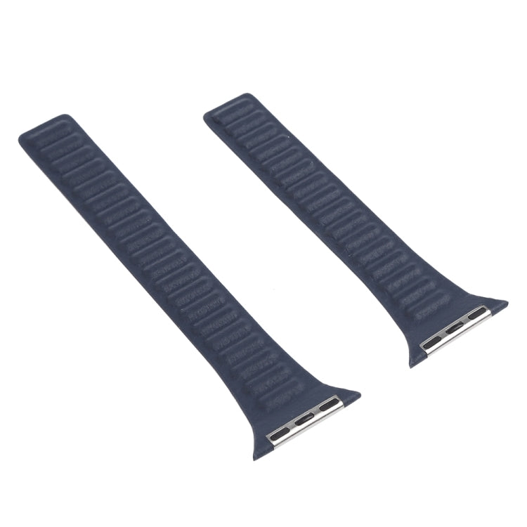 Slimming Loop Magnetic Watch Band For Apple Watch Series 9&8&7 41mm / SE 3&SE 2&6&SE&5&4 40mm / 3&2&1 38mm(Midnight Blue) by bashfashion