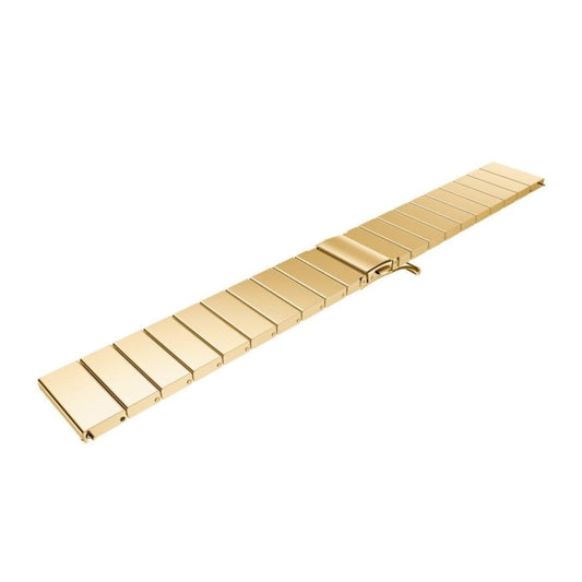 20mm For Samsung galaxy watch3 One-bead Steel Watch Band(Gold) by bashfashion
