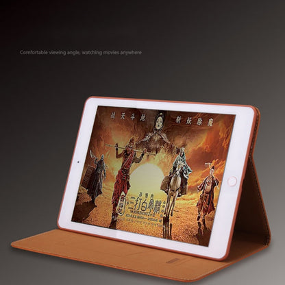 For iPad Pro 9.7 inch GEBEI PU+TPU Horizontal Flip Protective Case with Holder & Card Slots(Black) by GEBEI