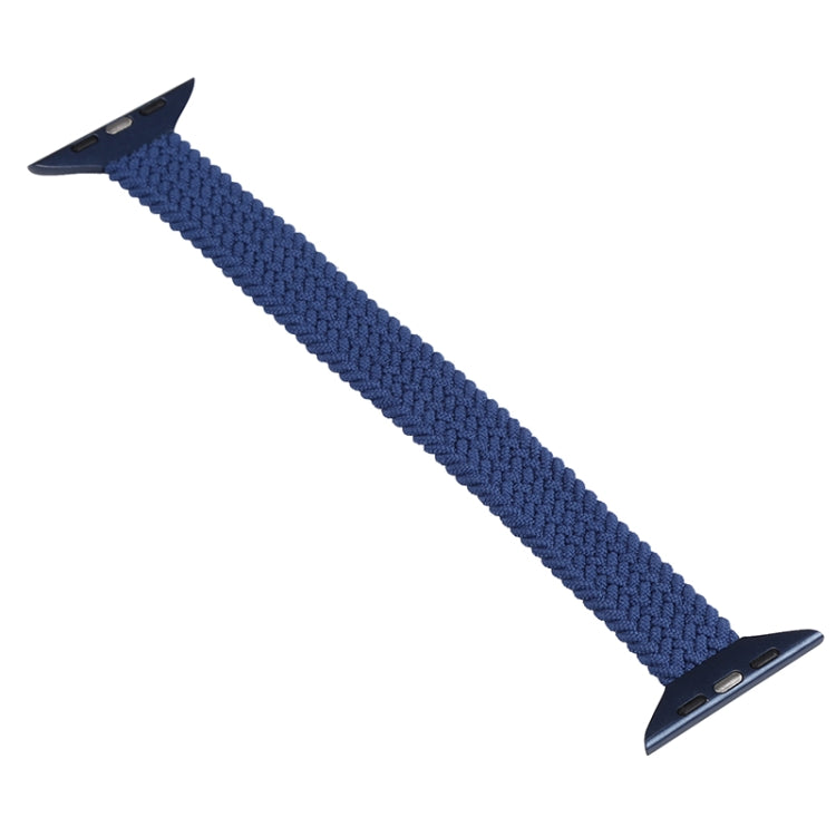 Small Waist Single Loop Nylon Braid Watch Band For Apple Watch Series 9&8&7 41mm / SE 3&SE 2&6&SE&5&4 40mm / 3&2&1 38mm, Size: XS 130mm(Colorful) by bashfashion