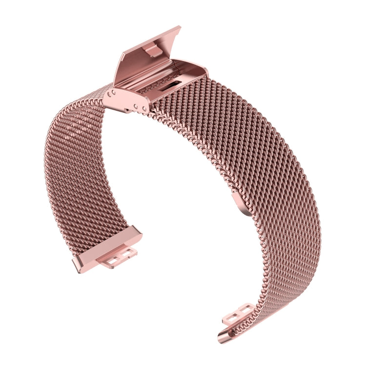 For Huawei Watch Fit Mesh Metal Watch Band(Rose Pink) by bashfashion