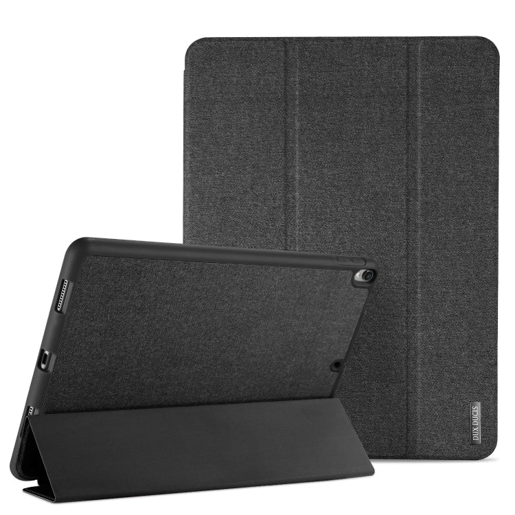 DUX DUCIS Domo Series Horizontal Flip Magnetic TPU + PU Leather Tablet Case with Three-folding Holder & Pen Slot For iPad Pro 12.9 inch 2017(Black) by DUX DUCIS