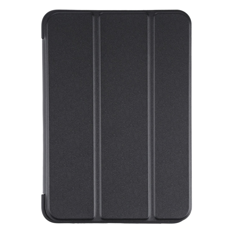 For iPad mini 2024 / mini 6 GEBEI Shockproof Horizontal Flip Tablet Case with Three-folding Holder(Black) by GEBEI