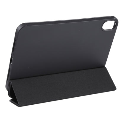 For iPad mini 2024 / mini 6 GEBEI Shockproof Horizontal Flip Tablet Case with Three-folding Holder(Black) by GEBEI
