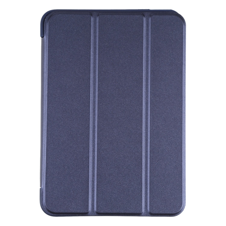 For iPad mini 2024 / mini 6 GEBEI Shockproof Horizontal Flip Tablet Case with Three-folding Holder(Royal Blue) by GEBEI