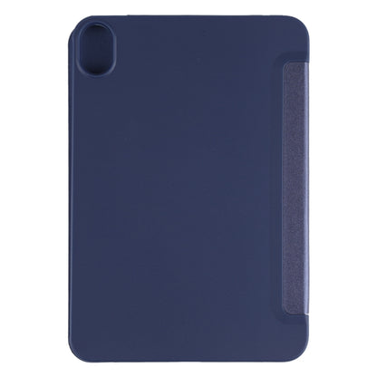 For iPad mini 2024 / mini 6 GEBEI Shockproof Horizontal Flip Tablet Case with Three-folding Holder(Royal Blue) by GEBEI