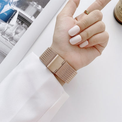 V-shaped Buckle Straight Steel Watch Band For Apple Watch Series 9&8&7 41mm / SE 3&SE 2&6&SE&5&4 40mm / 3&2&1 38mm(Black) by bashfashion