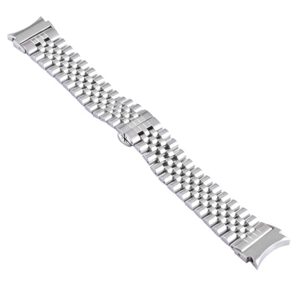 For Samsung Galaxy Watch4 40mm/44mm Five-bead Stainless Steel Watch Band(Silver) by bashfashion