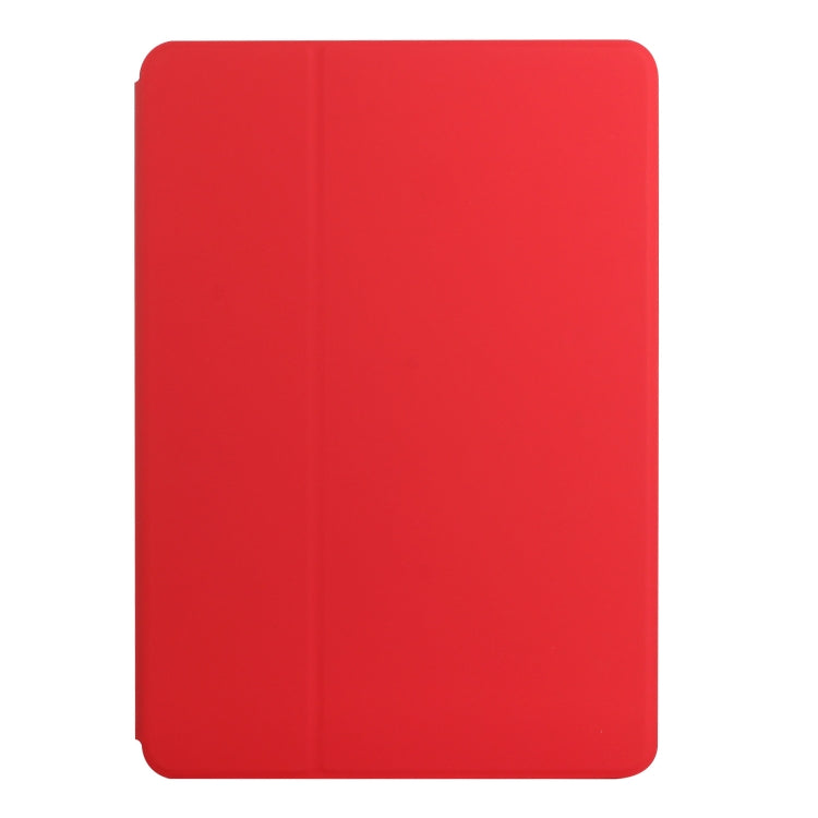 For Samsung Galaxy Tab A 10.1 T580/T585C Dual-Folding Horizontal Flip Tablet Leather Case with Holder (Red) by bashfashion