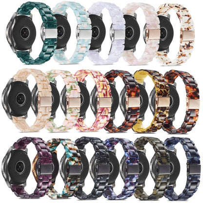 For Samsung Galaxy Watch4 40mm / 44mm Resin Watch Band(17) by bashfashion