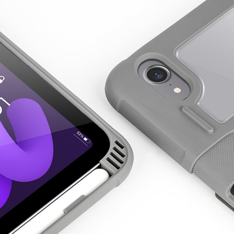 For iPad mini 6 / mini 2024 Mutural Horizontal Flip Tablet Case with Holder & Pen Slot(Black) by Mutural