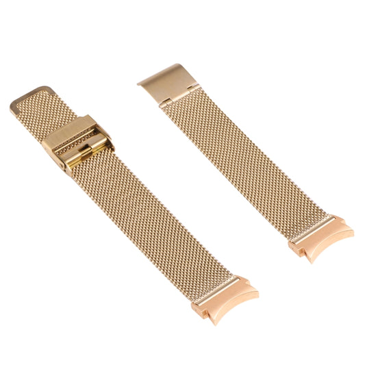 For Samsung Galaxy Watch4 40mm/44mm Double Insurance Buckle Milanese Watch Band(Gold) by bashfashion