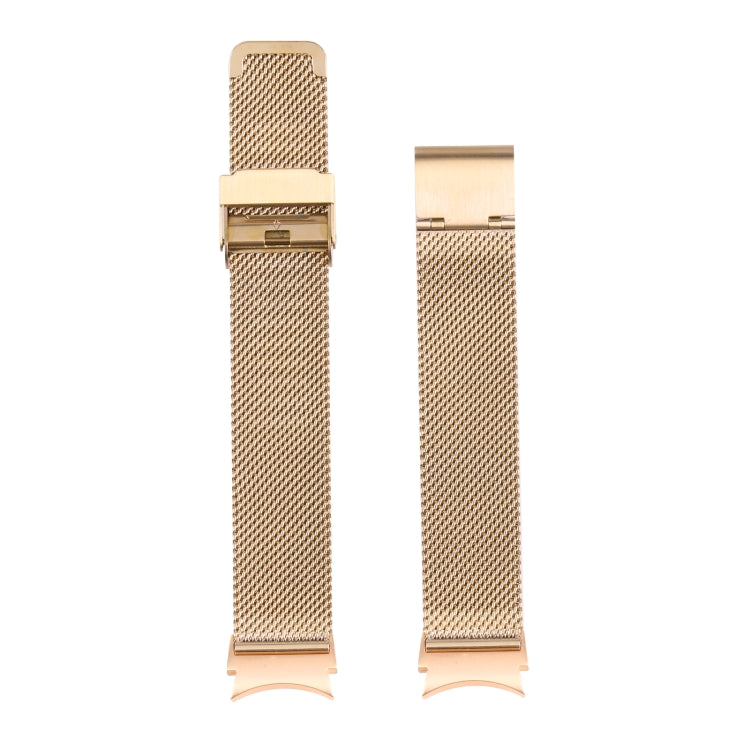For Samsung Galaxy Watch4 40mm/44mm Double Insurance Buckle Milanese Watch Band(Gold) by bashfashion