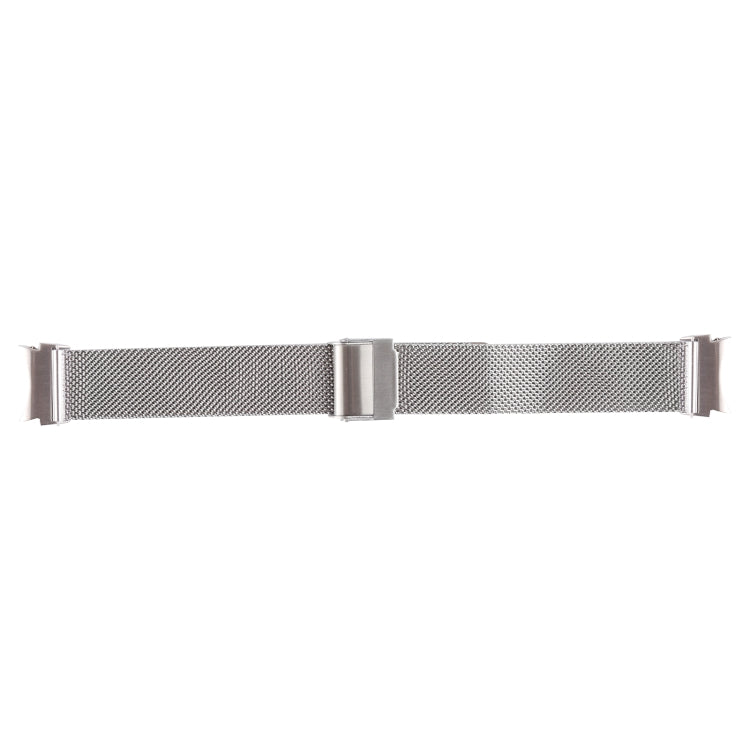 For Samsung Galaxy Watch4 40mm/44mm Double Insurance Buckle Milanese Watch Band(Silver) by bashfashion