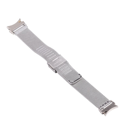 For Samsung Galaxy Watch4 40mm/44mm Double Insurance Buckle Milanese Watch Band(Silver) by bashfashion