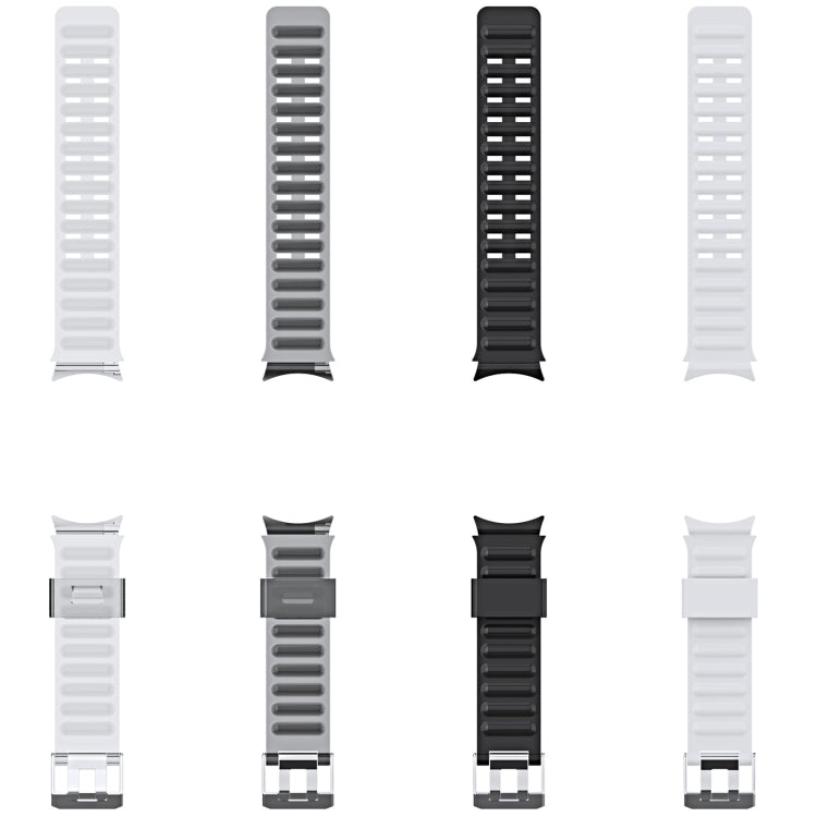 For Samsung Galaxy Watch4 40mm / 44mm Silicone Strap Watch Band(Transparent) by bashfashion