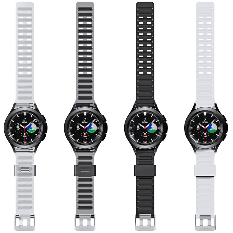 For Samsung Galaxy Watch4 40mm / 44mm Silicone Strap Watch Band(Transparent) by bashfashion