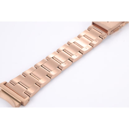 For Samsung Galaxy Watch4 40mm / 44mm Three-bead Small Waist Steel Strap Watch Band(Black) by bashfashion